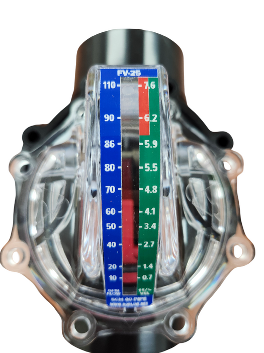 FLOWMETER, FLOWVIS 2-1/2"