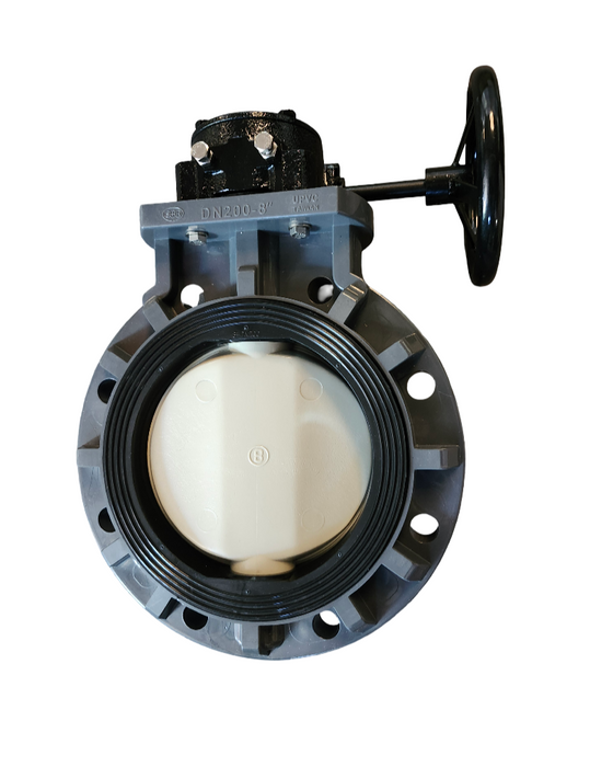 VALVE, BUTTERFLY 8" WITH GEAR